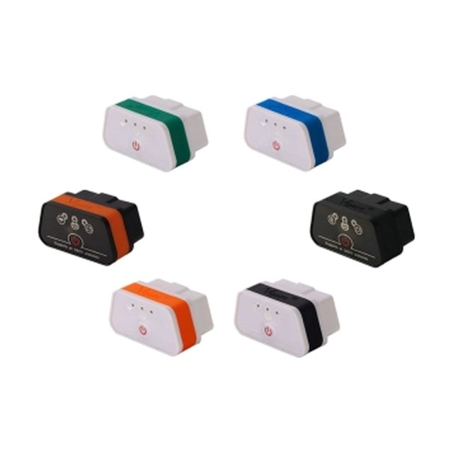 Vgate iCar2 Wi-Fi adapters in six colours