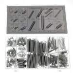 200-Piece Assorted Extension and Compression Springs in Different Sizes