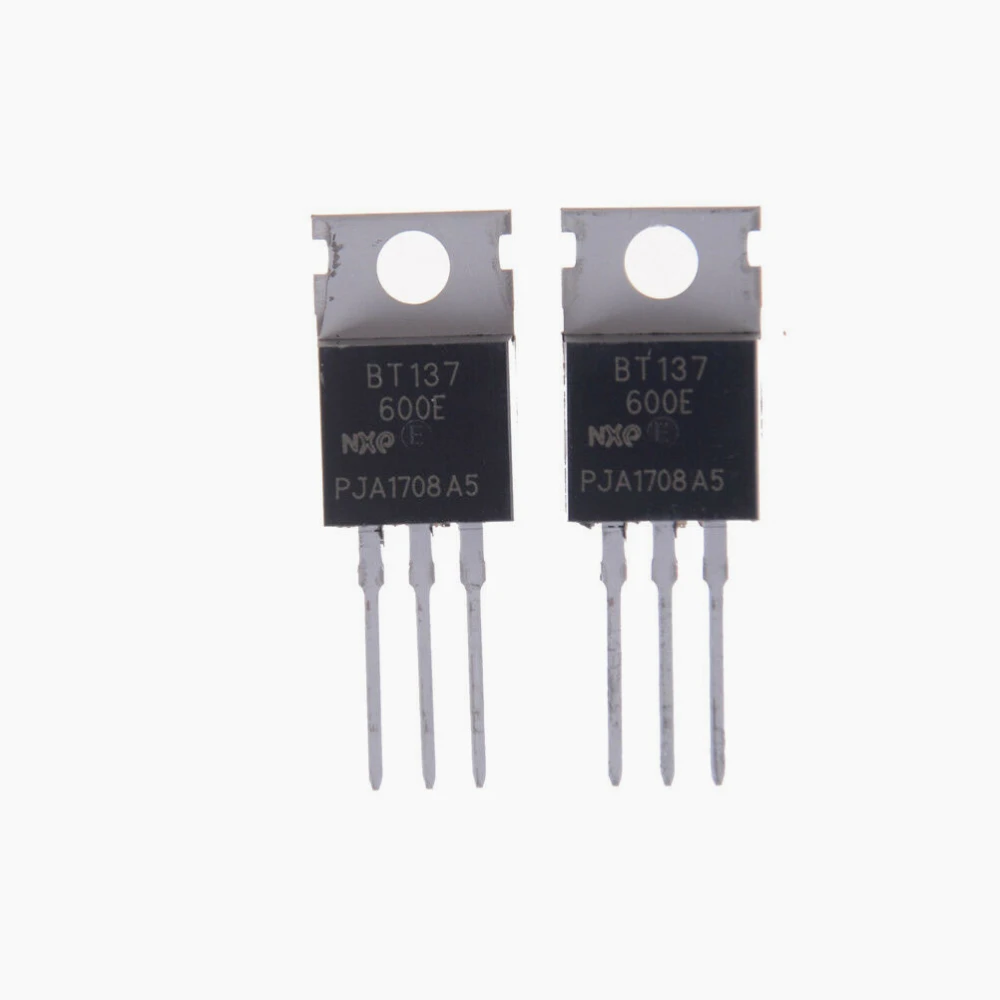 5pcs BT137-600E Triac 8A 600V pack 5 for control and switching