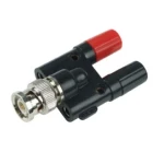 Amass AD4246 BNC male to 2 x 4mm female adapter