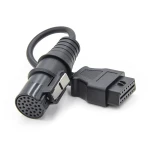 Conectores del adaptador OBD Iveco 30 Pin macho y 16 Pin hembra