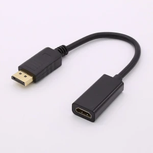 DisplayPort male to HDMI female adapter for audio and video connection