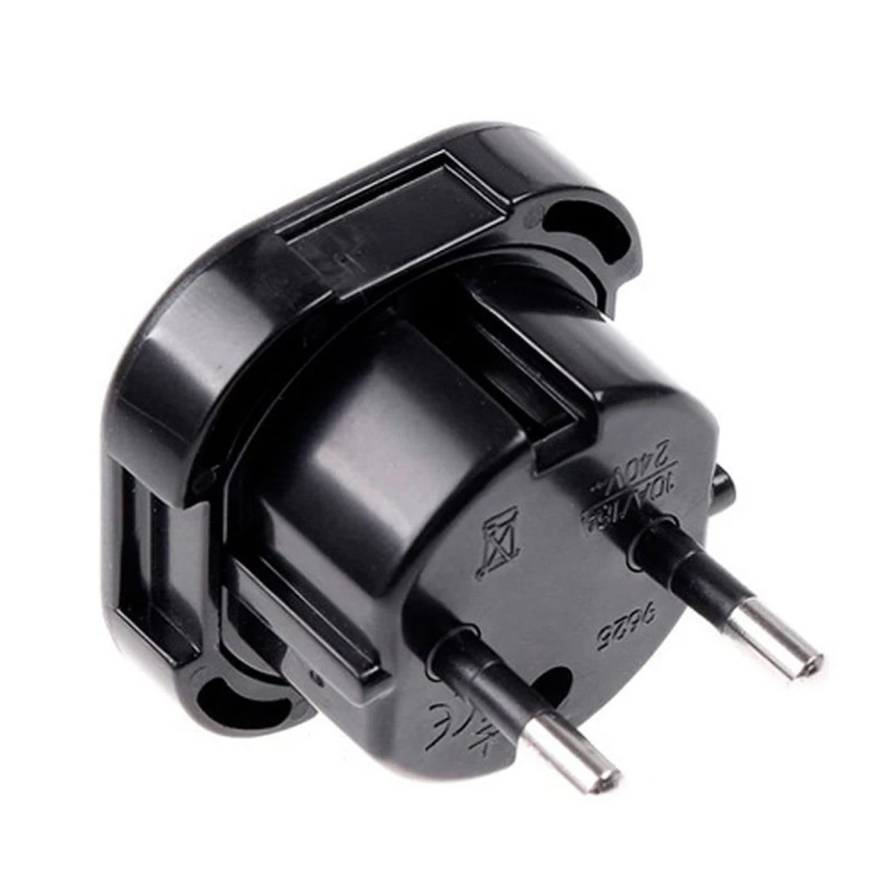 UK to European 3-pin plug adapter for use in Europe