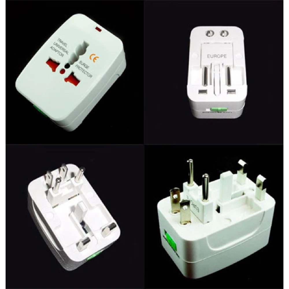 Universal Plug Adapter, compact and safe for international travel