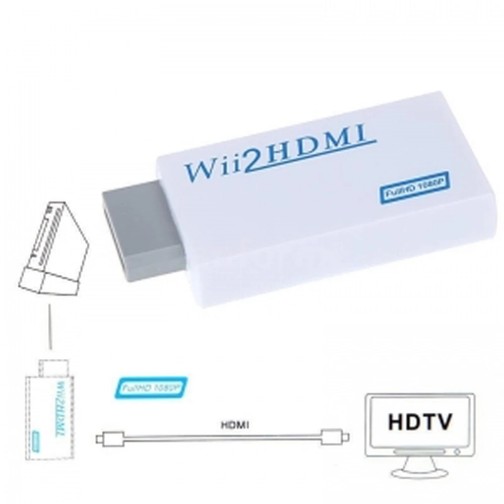 Nintendo Wii Wii2HDMI HDMI Adapter - 1080p and 720p Converter Satkit