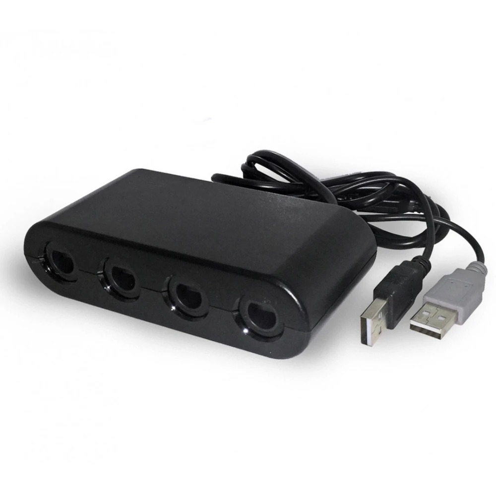GameCube Controller Adapter for Nintendo Wii U and PC, compatible with Super Smash Bros