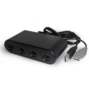 GameCube Controller Adapter for Nintendo Wii U and PC, compatible with Super Smash Bros