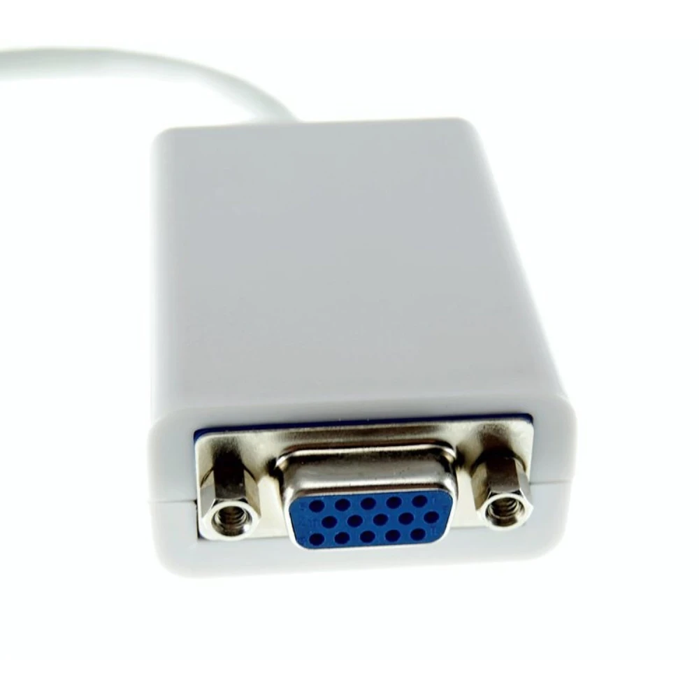 Vista lateral del adaptador Mini Displayport a VGA satkit