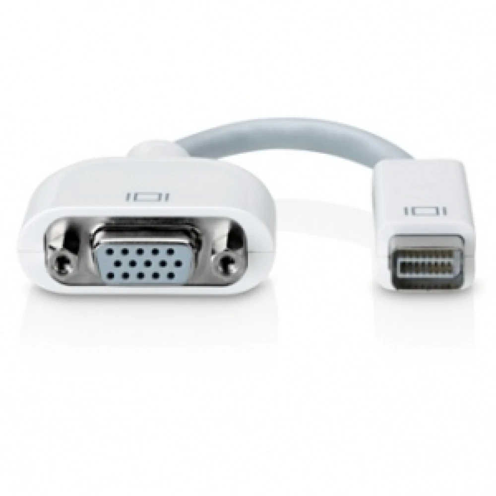 Mini DVI to VGA Adapter for connecting monitors and projectors on Mac and PC