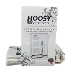 Nano SIM to Micro SIM, SIM and iPhone Ejector Adapter - satkit