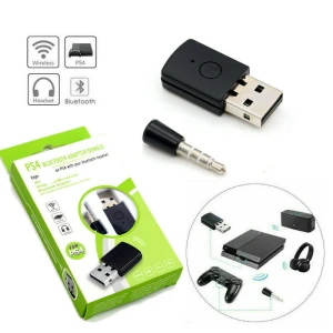 PS4 Bluetooth USB Adapter for Headsets with Wireless Microphone 4.0