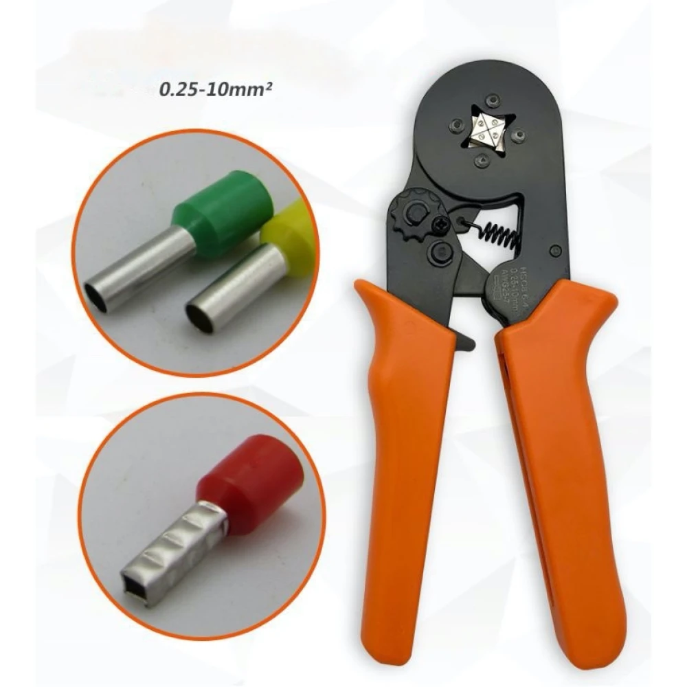 Crimping Pliers with Terminals 0.25-10 mm² - 1200-Piece Kit