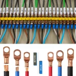 6-50mm² Crimping Pliers with Non-Slip Handles and Adjustable Rotation