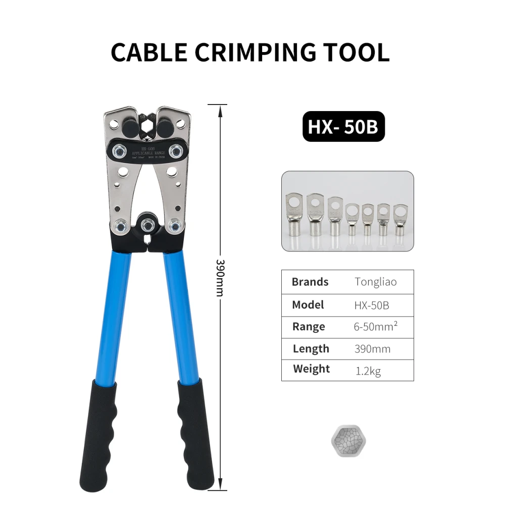 Detalle del inserto rotativo ajustable en alicates de crimpado