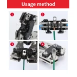 6-50mm² Crimping Pliers with Non-Slip Handles and Adjustable Rotation