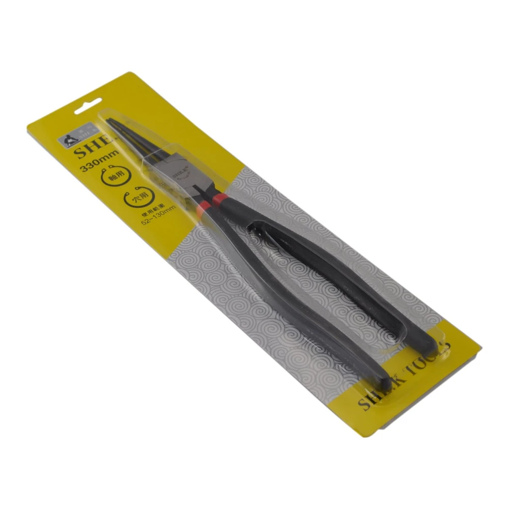 Herramienta alicate boca acodada para arandelas de seguridad 320mm SK-112-13