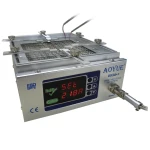 Aoyue 853A++ preheating station with digital control and extendable stand
