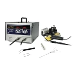 Aoyue Int 702a+ soldering station with iron and tweezers for PCB repair