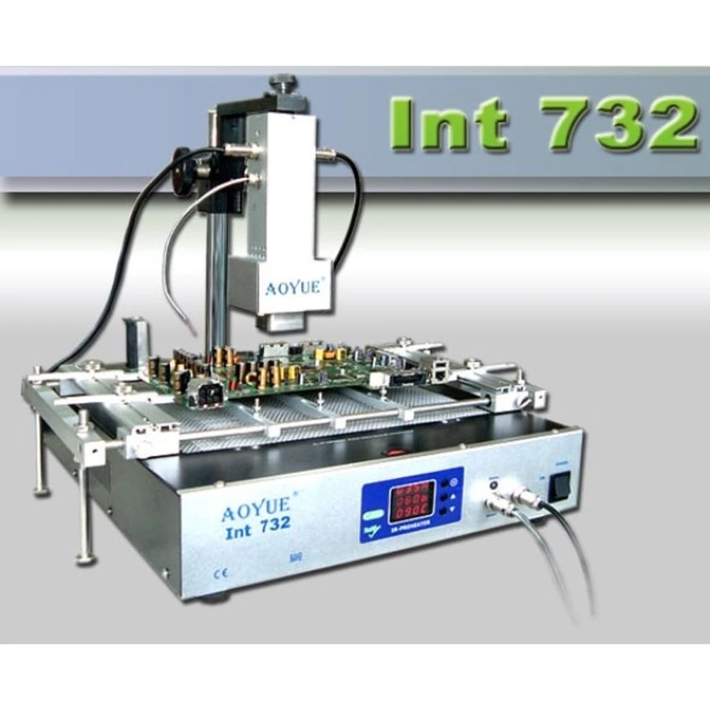 Aoyue INT732 3-in-1 digital soldering station with infrared technology