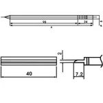 Aoyue LF-1402 Soldering Iron Tip with Heating Element for Soldering Stations