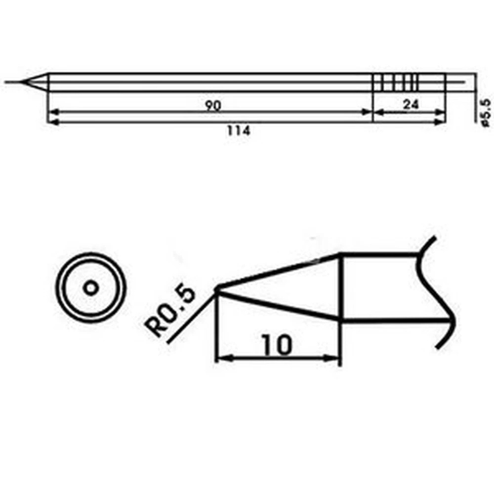 Aoyue LF-2B Soldering Iron Tip with Built-in Heater for Soldering Stations
