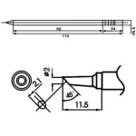 Aoyue LF-2BC soldering iron tip with built-in heater for professional soldering