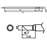 Aoyue LF-4C Soldering Iron Tip with Built-in Heater for Soldering Stations