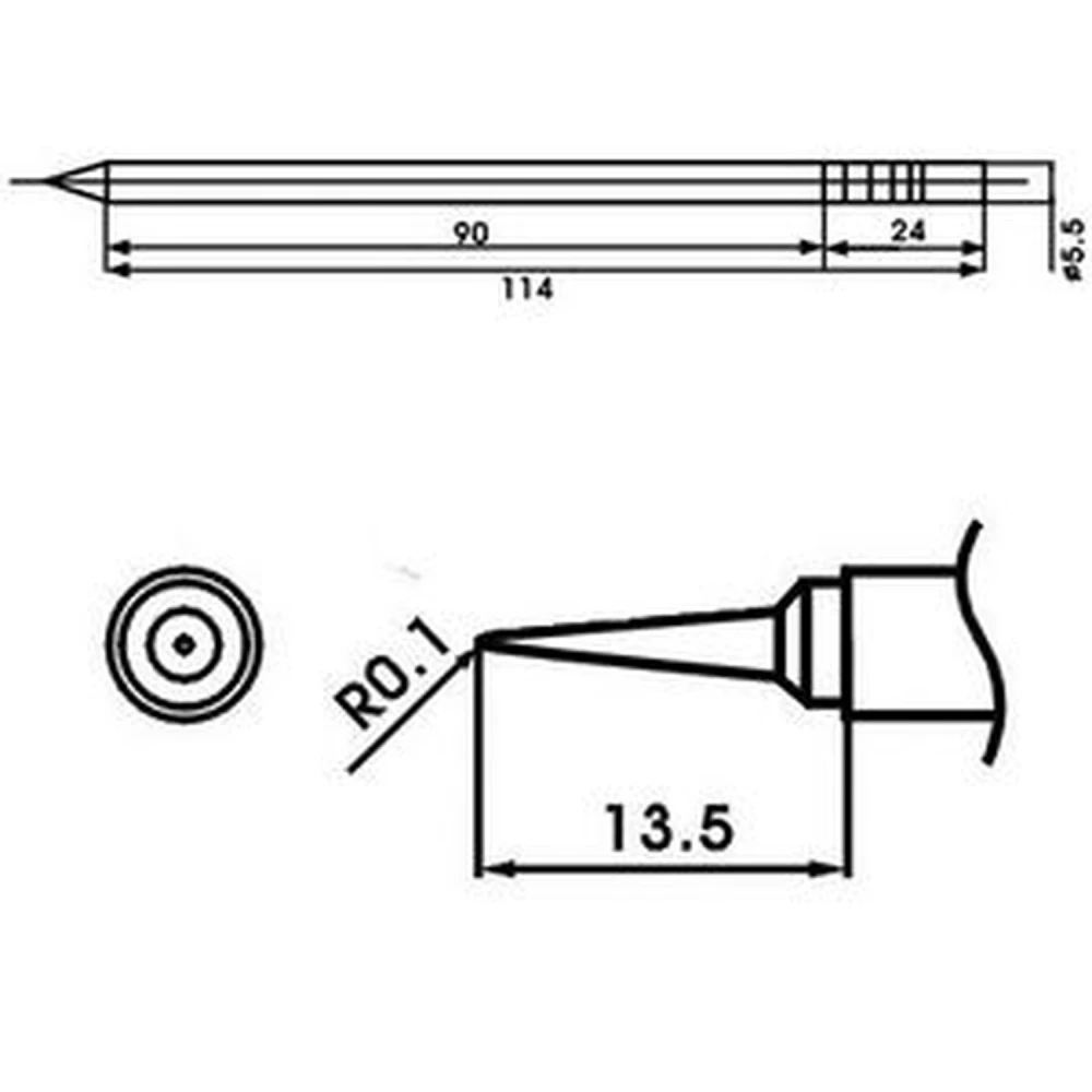 Aoyue LF-LI Soldering Iron Tip with Built-in Heater - Original Spare Part