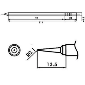 Aoyue LF-LI Soldering Iron Tip with Built-in Heater - Original Spare Part