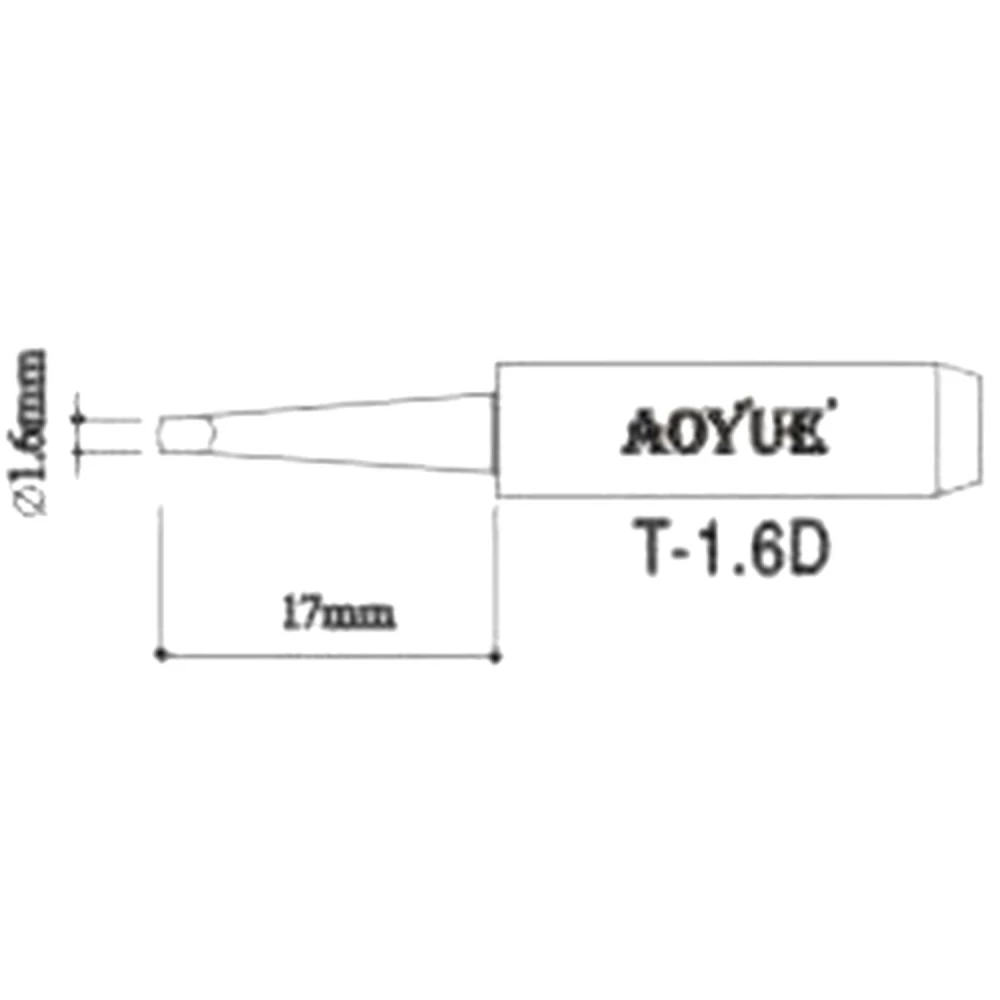 Aoyue T1,6d Soldering Iron Tip Replacement for Soldering Stations