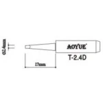 Aoyue T2,4d Soldering Iron Tip Replacement for Aoyue Soldering Stations