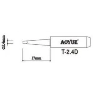 Aoyue T2,4d Soldering Iron Tip Replacement for Aoyue Soldering Stations