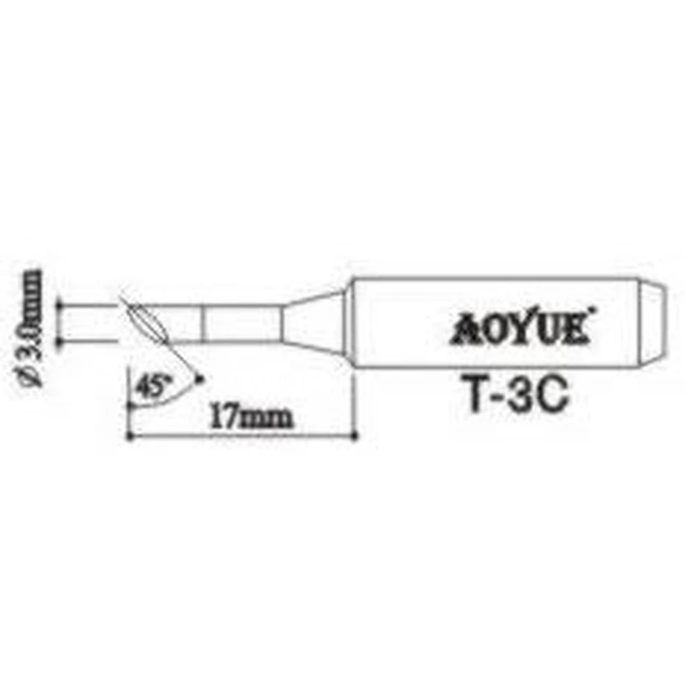 Aoyue T3c Soldering Iron Tip Replacement for Soldering Stations