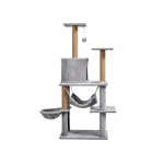 125 cm Cat Tree with Hammock, Cave and Sisal Posts