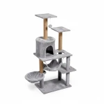 125 cm Cat Tree with Hammock, Cave and Sisal Posts