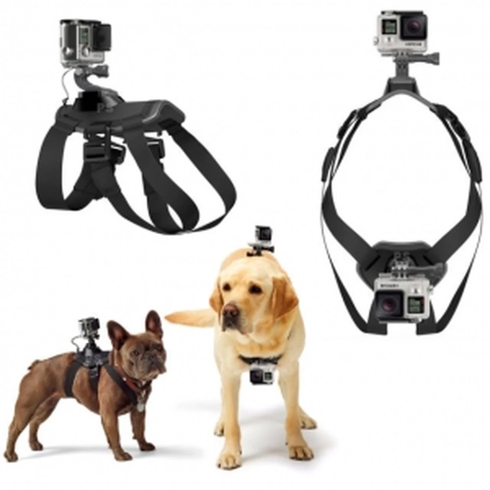 Dog Harness for GoPro 1/2/3 and SJ4000, Adjustable and Durable