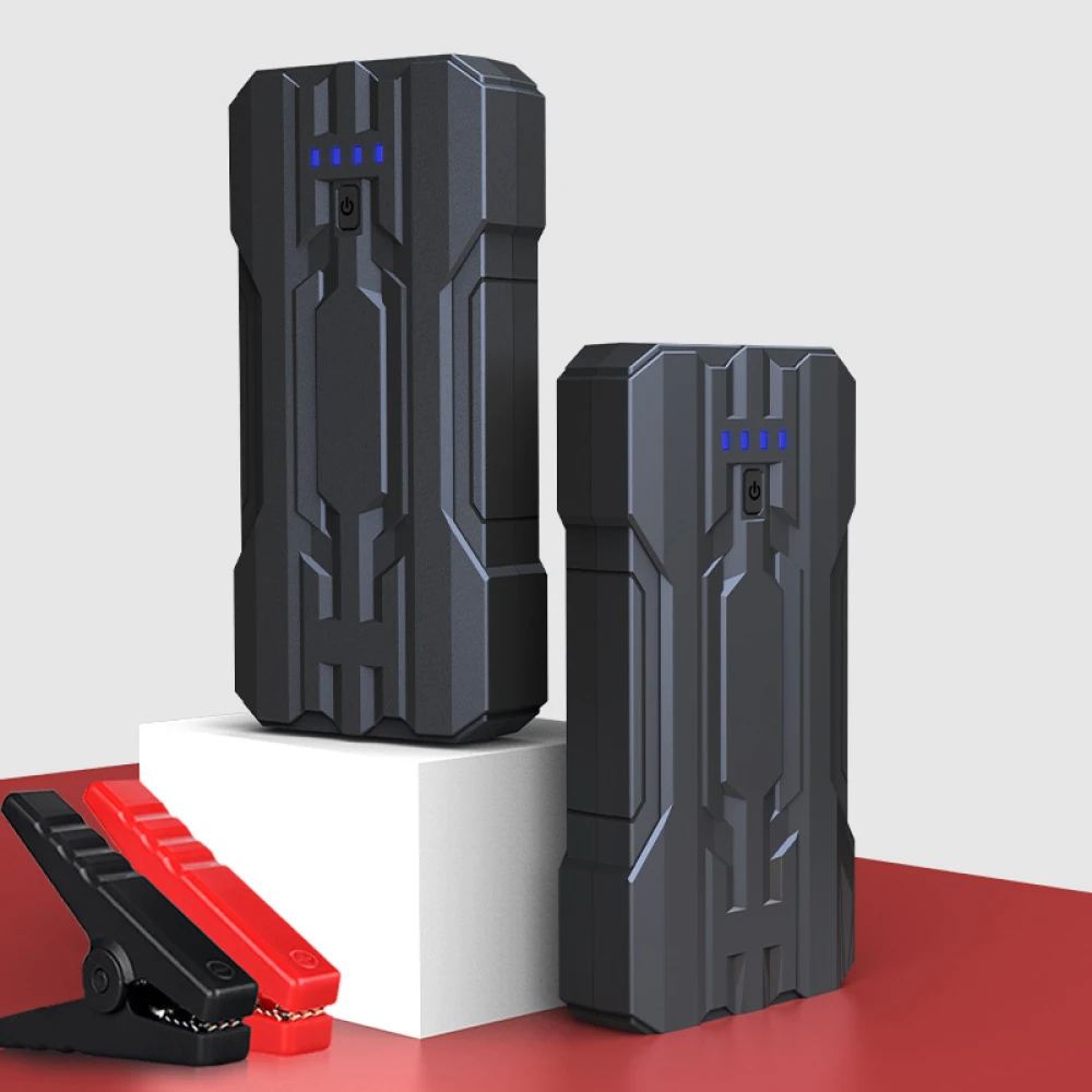 8000mAh Car Jump Starter S301 compact and safe with SOS LED torch