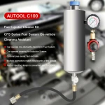 AUTOOL C100 Petrol Fuel Injector Cleaner with Adapters for Car