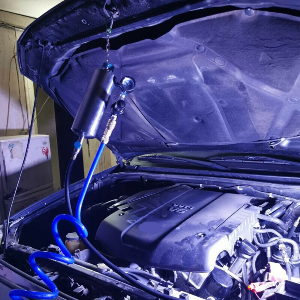 AUTOOL C100 Petrol Fuel Injector Cleaner with Adapters for Car