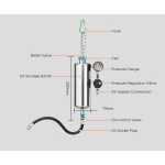 AUTOOL C100 Petrol Fuel Injector Cleaner with Adapters for Car