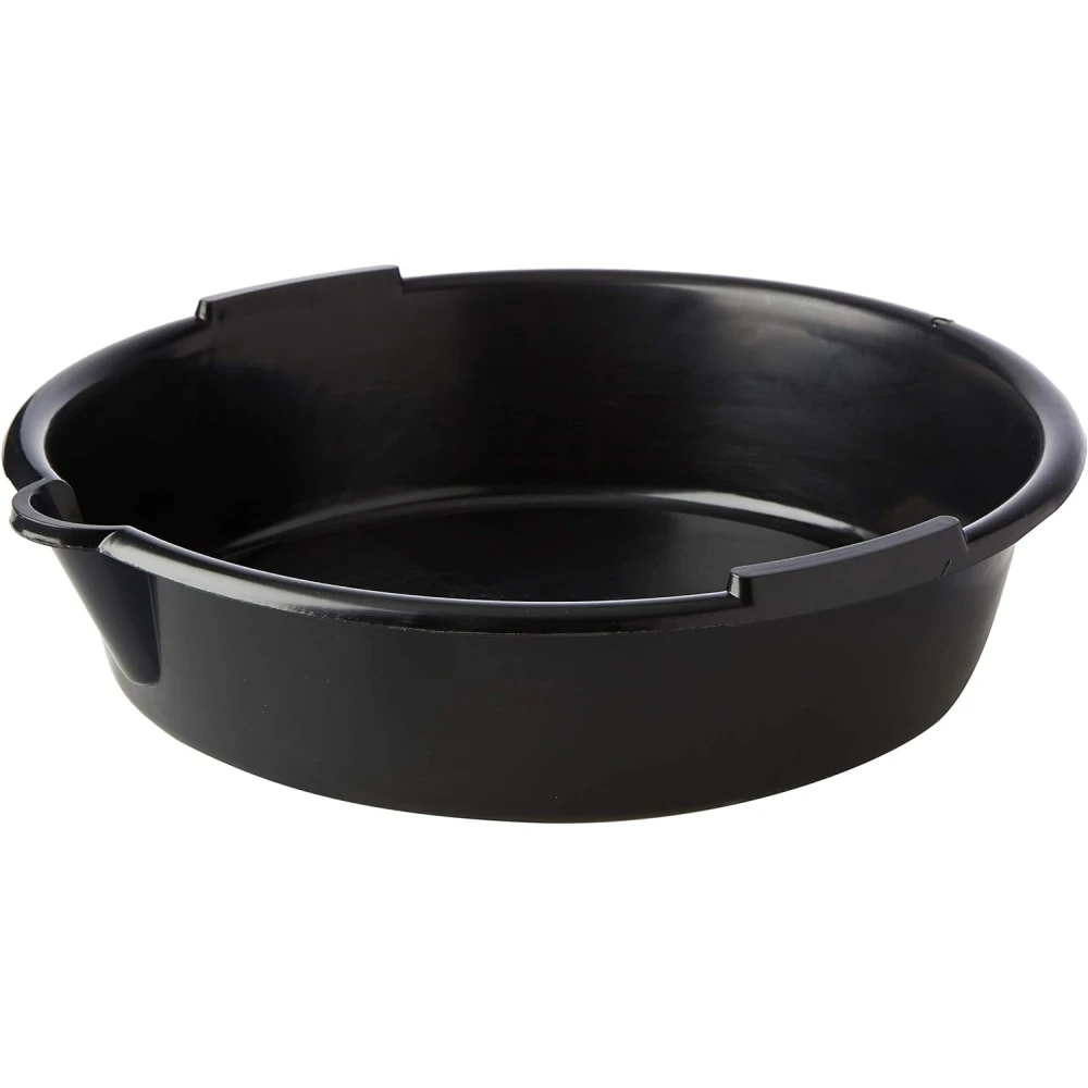 6 L oil drain pan with spout for cars and motorbikes