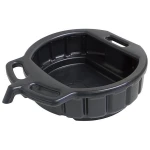 15-Litre Plastic Oil Drain Pan Black TSX TOOL