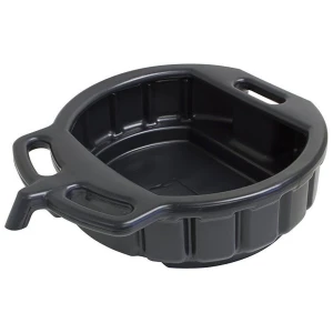 15-Litre Plastic Oil Drain Pan Black TSX TOOL