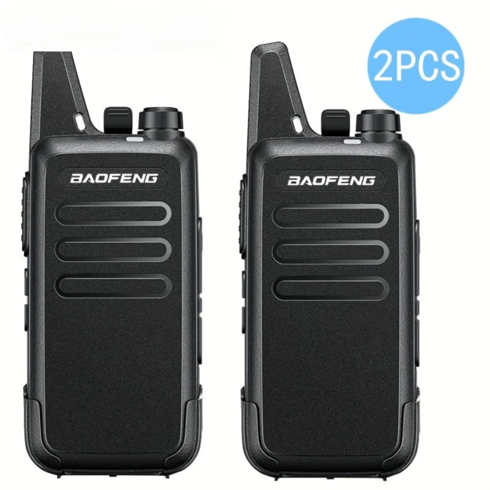 Baofeng T20 Rechargeable Walkie Talkie - 2 Pack with Earpieces
