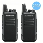 Baofeng T20 Rechargeable Walkie Talkie - 2 Pack with Earpieces