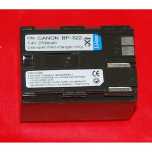 Compatible Canon BP-522 7.4V 2700mAh battery for Canon cameras