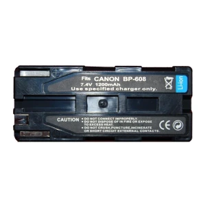 Compatible Canon BP-608 battery for Canon camcorders