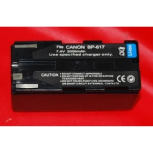 Canon BP-617 compatible battery for digital cameras and camcorders