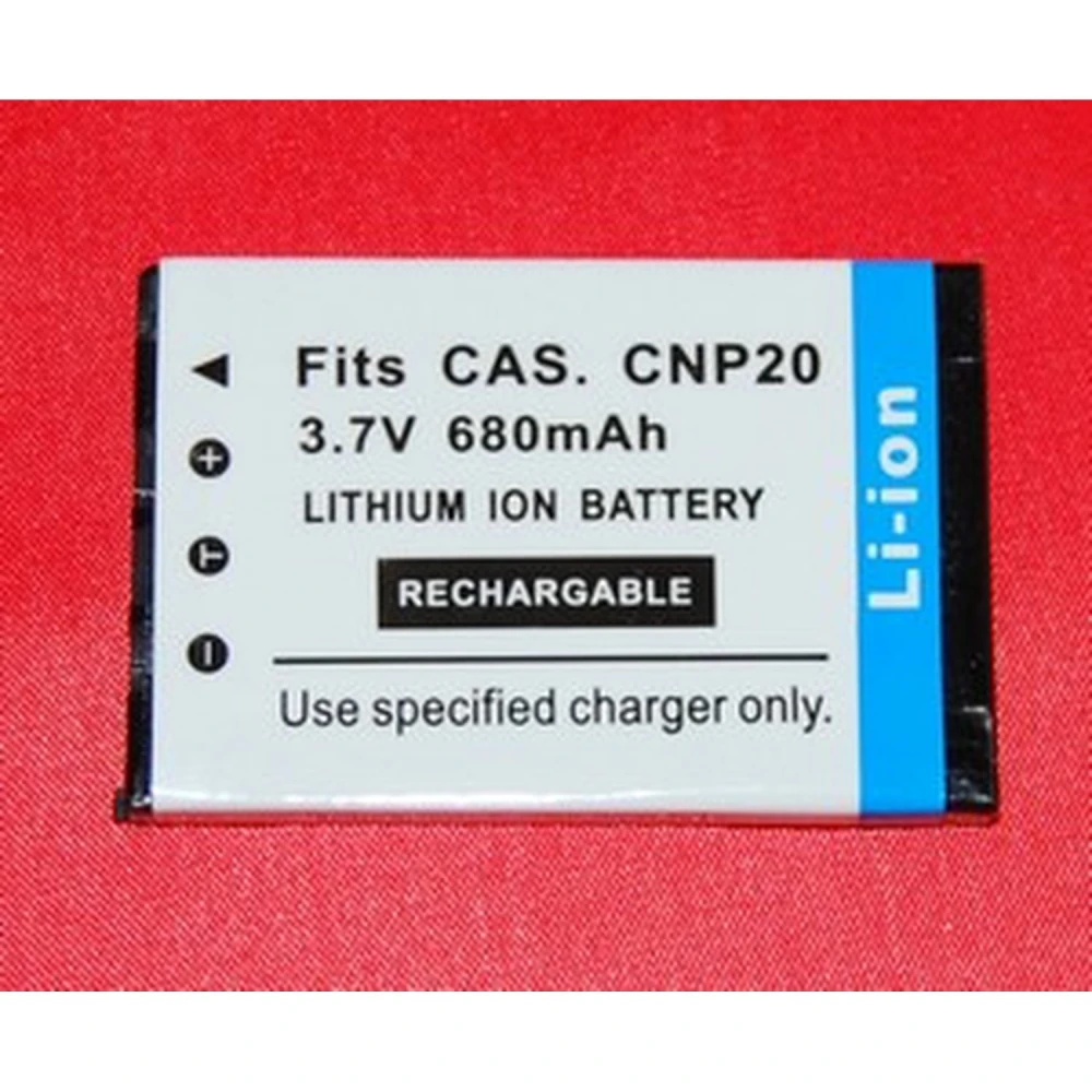 Compatible Casio NP-20 battery for digital cameras and camcorders