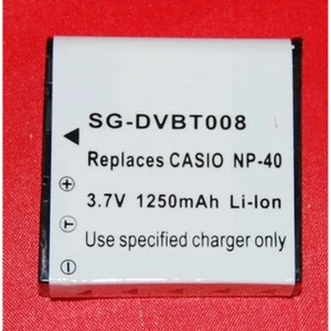 Casio NP-40 compatible battery for digital cameras and camcorders